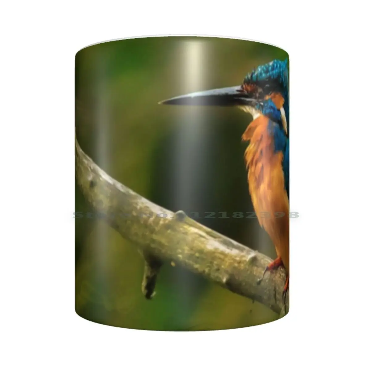 Керамические кружки Kingfisher кофейные чашки кружка для молока и чая абстрактные