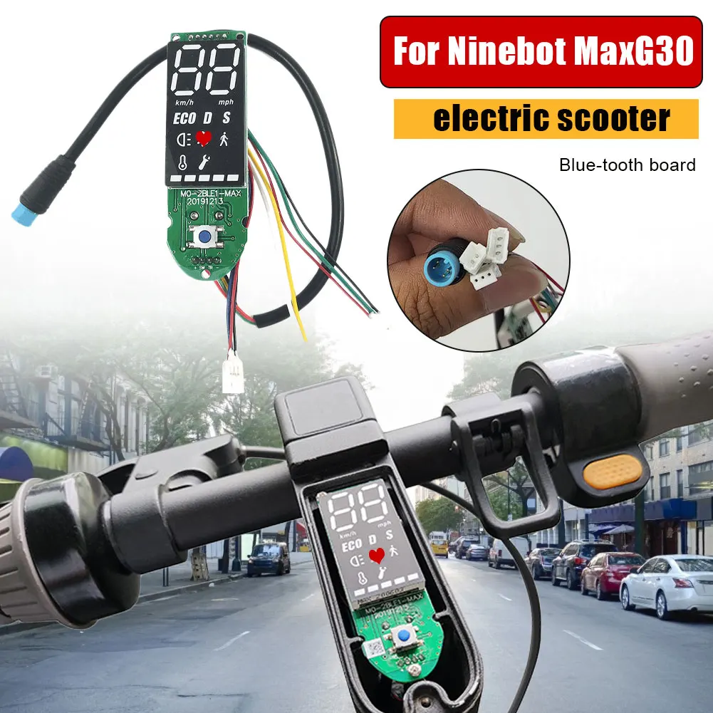 

Blue-tooth Board Dashboard Circuit Board Replacement Panel Parts for Ninebot MAX G30 Electric Scooter Multi-mode Compatible