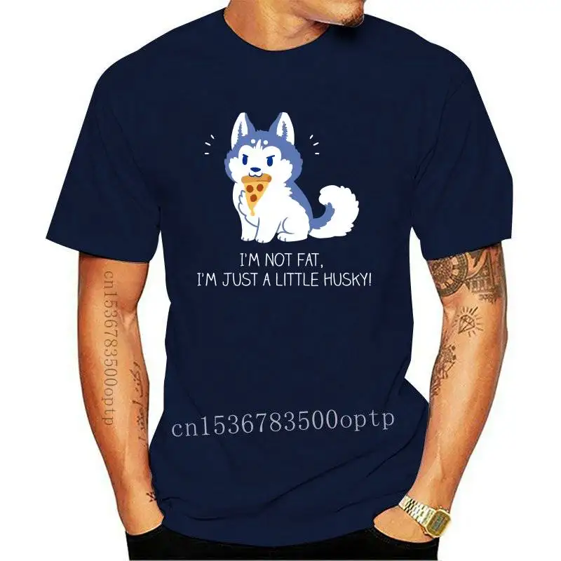 

Забавная футболка Husky с пиццей для мужчин и женщин