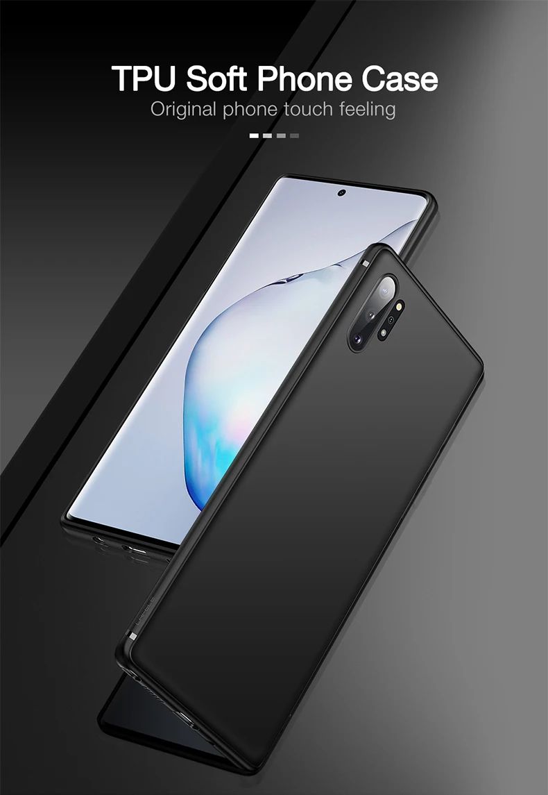 Чехол для телефона CAFELE для samsung Galaxy Note 10 pro A9s, Мягкий ТПУ деловой чехол для samsung Note10 pro, задняя крышка, не оставляет отпечатков пальцев