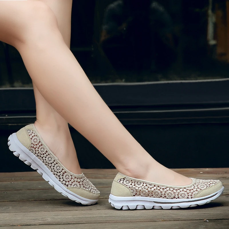 Женские кроссовки Повседневная обувь на платформе Женская плоской подошве без