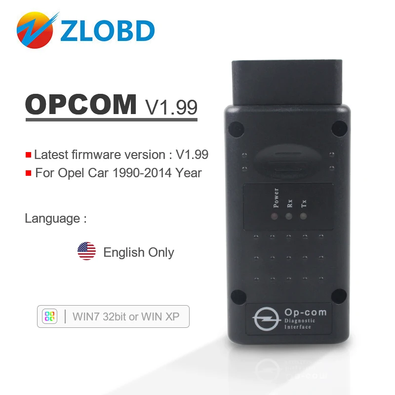 Opcom V1.99 Op com USB CAN 1 99 с чипом PIC18F458 usb can для диагностического инструмента opel obd2