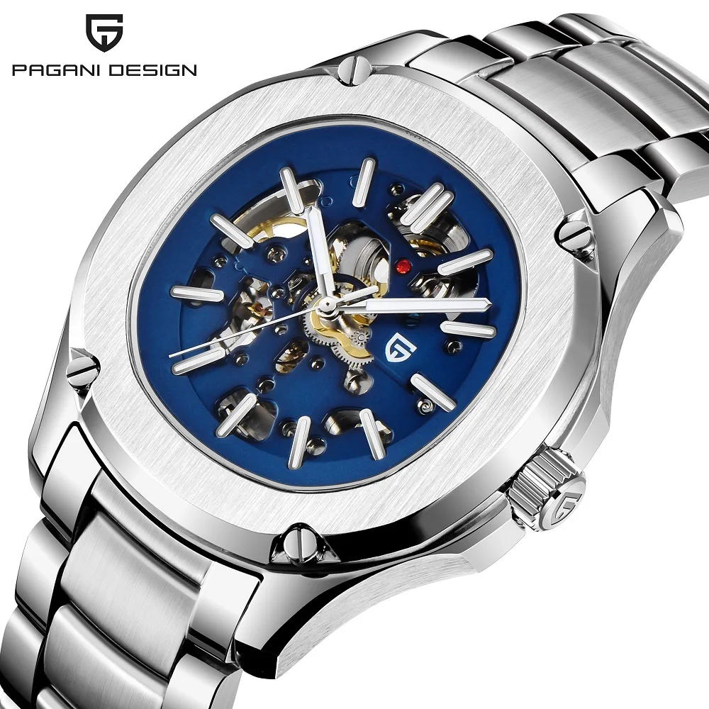 

PAGANI DESIGN PD 1660 Automatic Men's Watches Sapphire Glass Mechanical Watches Men Clock C3 Luminous Waterproof Wrist watch Men