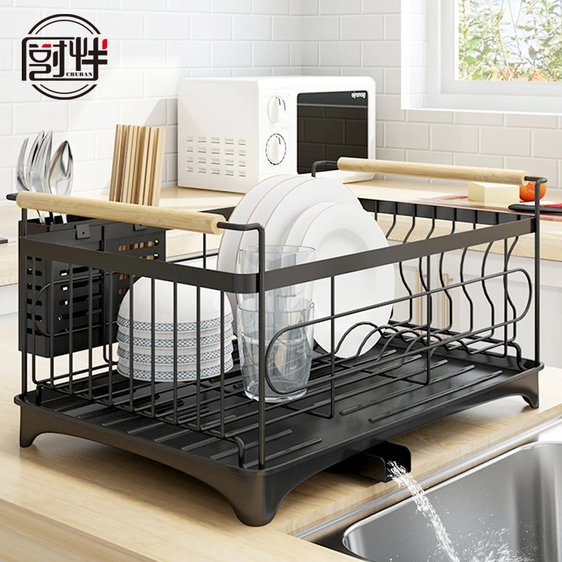 Нержавеющая сталь для выпечки краски мойки дренажная полка кухни 2 этажные