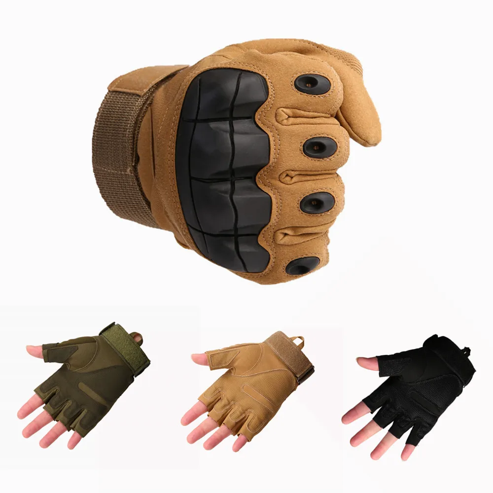 

Tactical Gloves Half Finger Camo Army Military Combat Airsoft Hunting Shooting Outdoor Riding Fitness Hiking Full Finger Gloves
