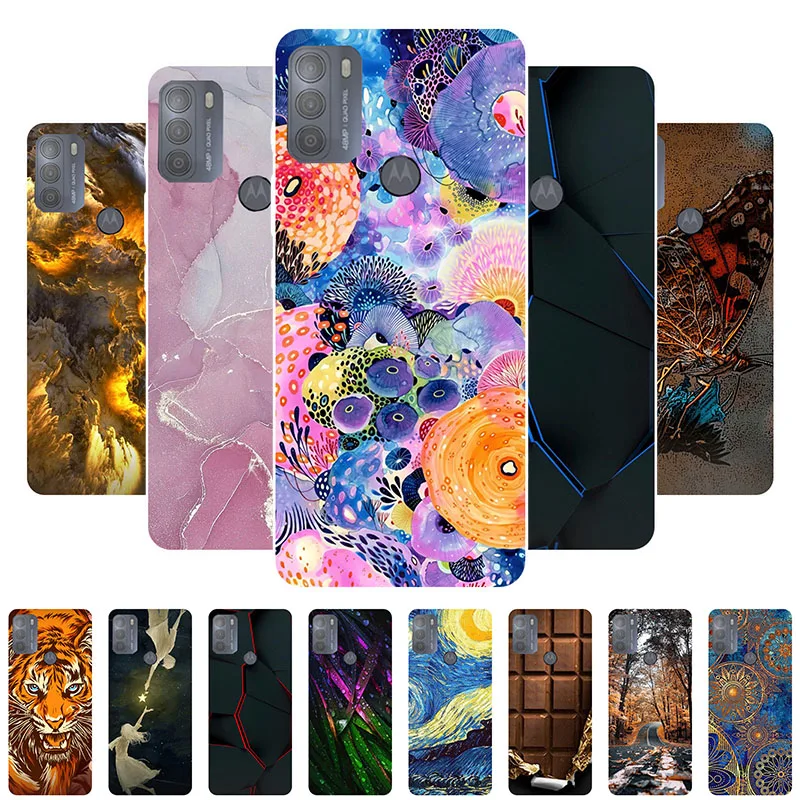 

For Moto G50 Case Phone Cover Soft Silicone Colorful Back Case For Motorola Moto G50 5g Case TPU Funda for MotoG50 G 50 6.5inch