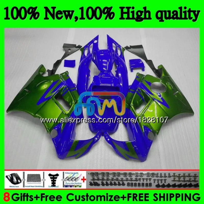 

Fairings +Tank For HONDA 600CC CBR 600F3 CBR 600 FS 95 96 1995 1996 3BS.235 CBR600 F3 Green blue CBR600F3 97 98 1997 1998 Kit