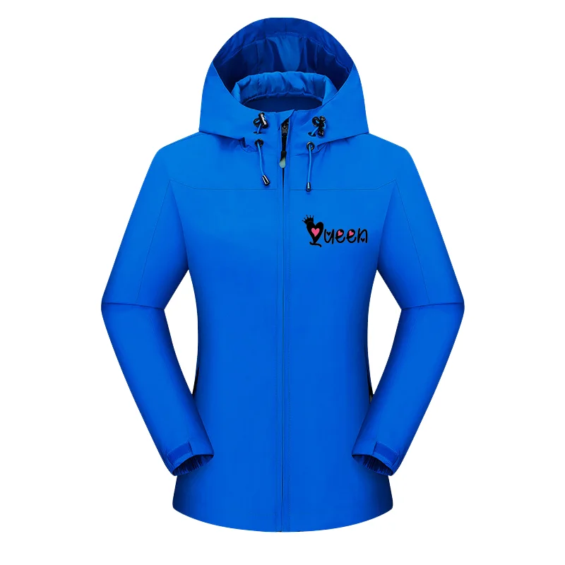 

Bikinis Secret Women Camping Hiking Jacket Autumn Outdoor Hooded Coat Ladies Cute Printed Windproof Fishing Waterproof Jackets