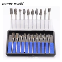 tungsten steel grinding head 3x6mm carbide rotary tool carving polishing drill bit wheel for metal wood electric buffing