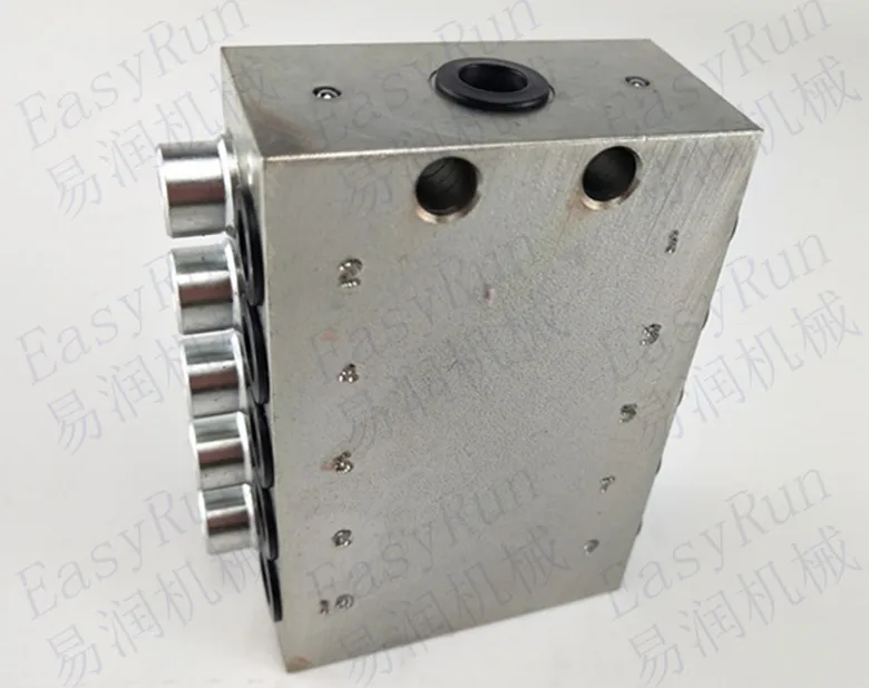 10 way Oil Distributor Grease Separator Block Feeder For Concrete Pump Truck SKF VPBM-5 type |