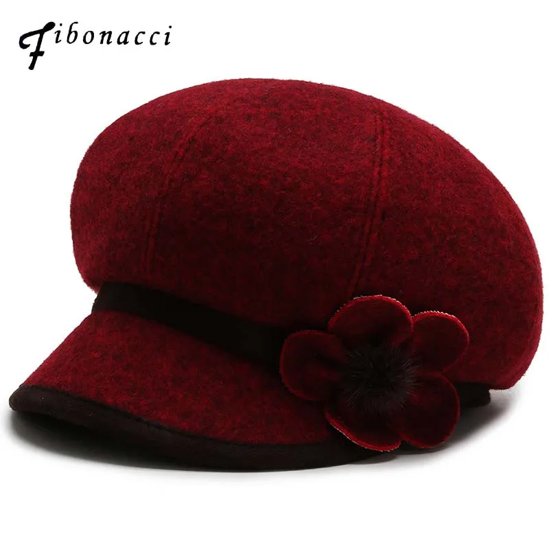 Высококачественный берет Fibonacci в стиле ретро нейлоновая однотонная