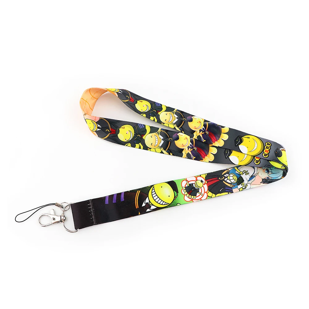 

DZ2002 Japanese Anime Assassination Classroom Neck Strap Lanyards Keychain Holder ID Card Pass Hang Rope Lariat Badge Holder