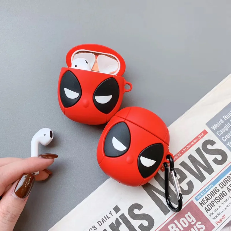 Для Apple Airpods 1/2 чехол защитный чехол милый Bluetooth чехол для наушников Модный мягкий силиконовый чехол s гарнитура Capa