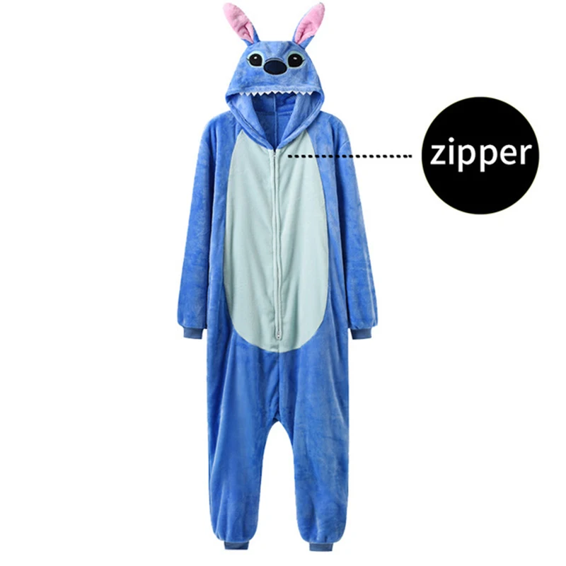 Комбинезон-кигуруми женский домашний комбинезон с аниме зимняя Пижама для