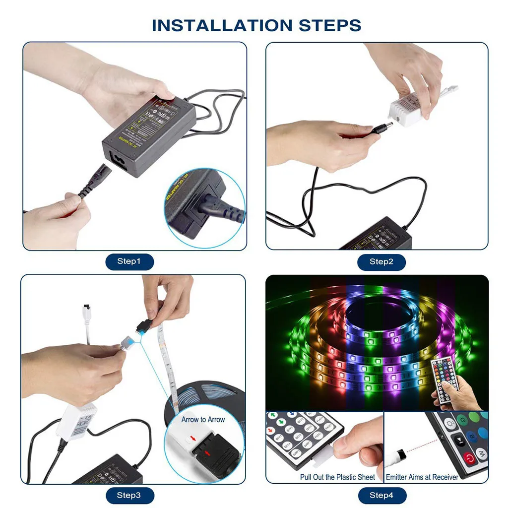 10 метров водонепроницаемая гибкая светодиодная лента светильник s Цвет RGB SMD3528 600