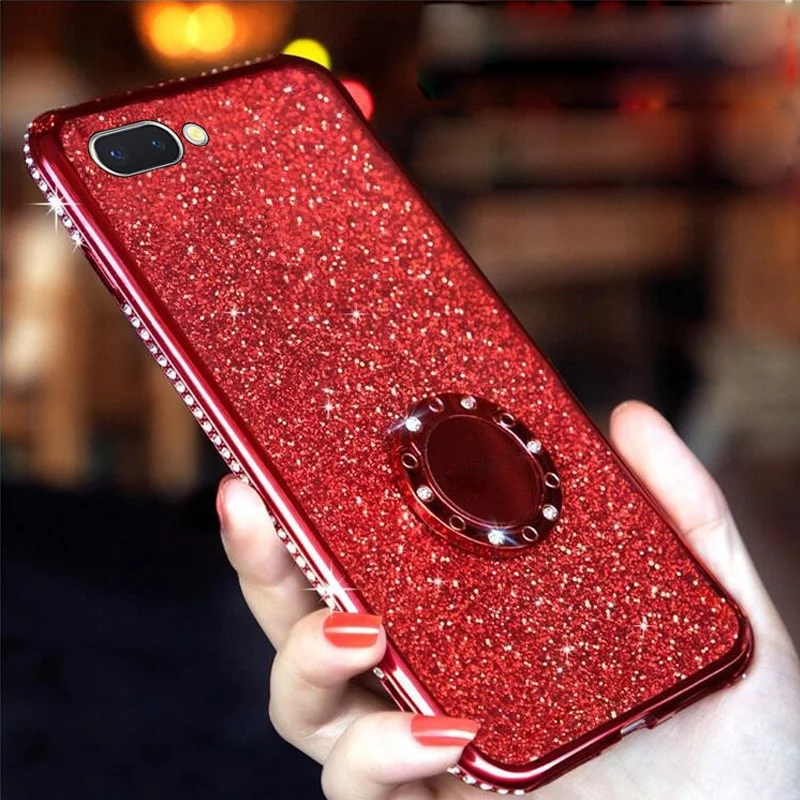 

Casing Soft case Silikon Aksen Berlian Imitasi Untuk Realme c1