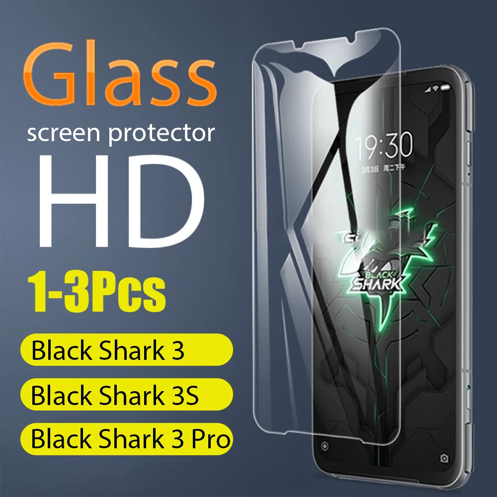 Закаленное стекло для Xiaomi Black Shark 3 3S защита экрана 2.5D 9h Защитная пленка Pro 1