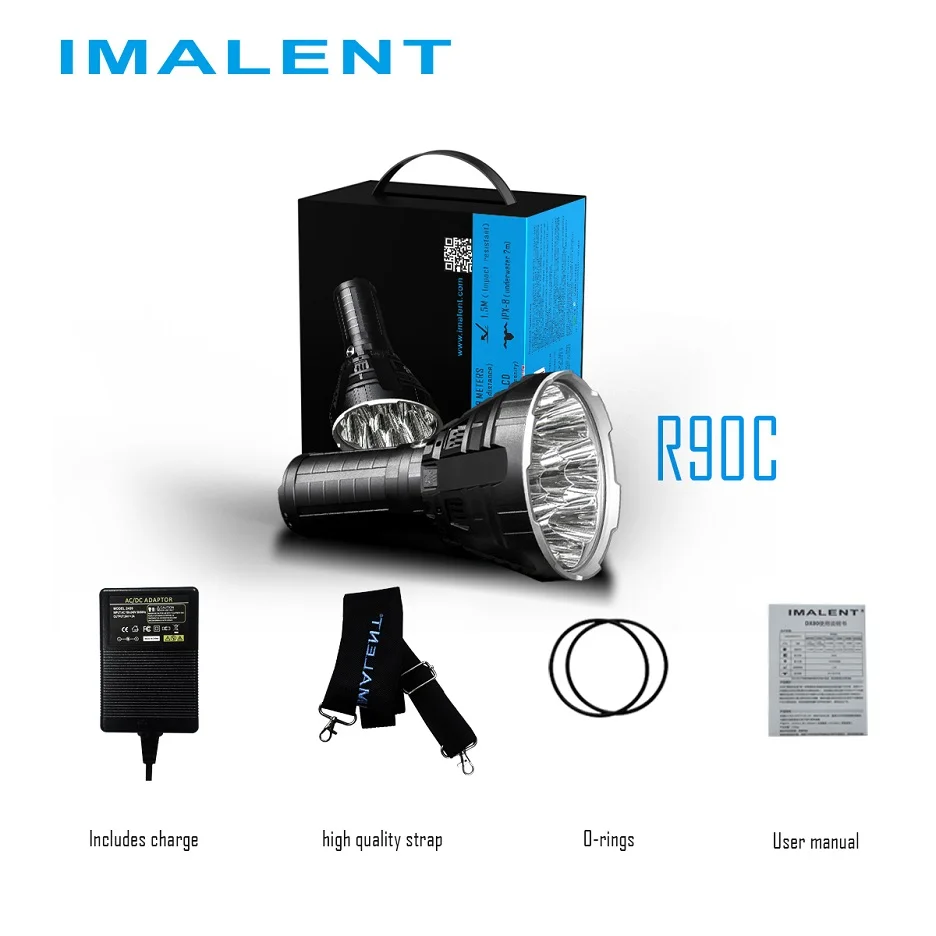 IMALENT R90C светодиодный вспышка светильник CREE XHP35 Привет 20000 LM Перезаряжаемые с
