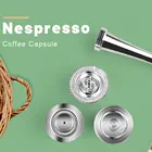 VIP 3 Vertion для Nespresso кофе капсулы многоразовые эспрессо Crema кофе фильтры Pod кофейные чашки из нержавеющей стали оптом