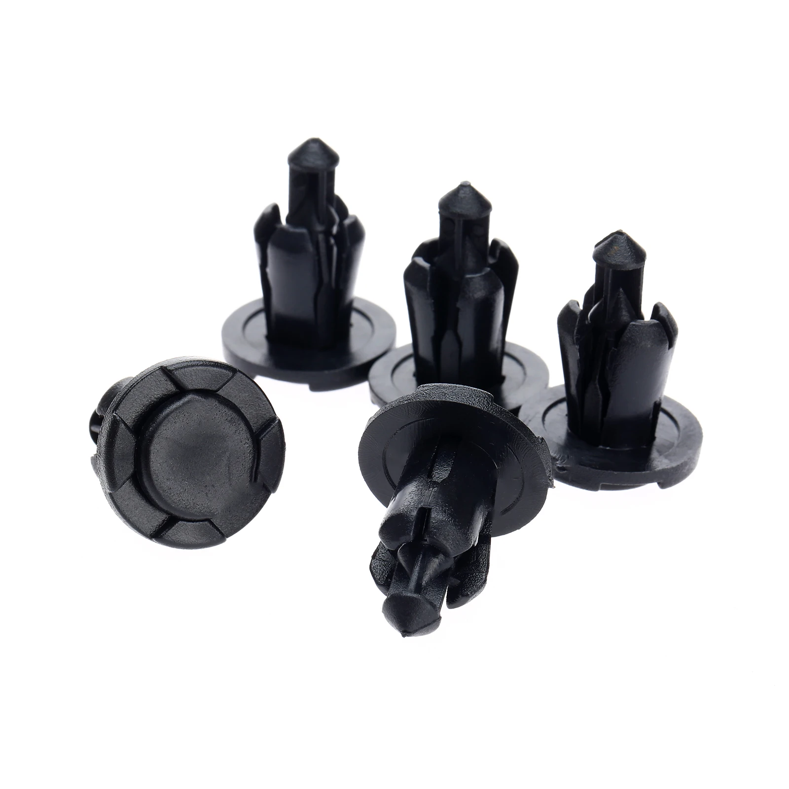 50 шт нейлон пуш ап Тип бампер крышки двигателя Fender решетка заклепки зажимы 10 мм