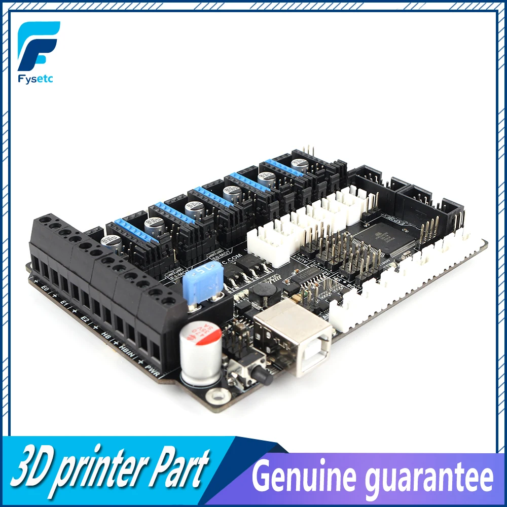 Плата все в одном с 6 драйверами FYSETC F6 V1.4 для полета TMC2208 UART разъемом XH/MX VS SKR V1.3 S6 Ender