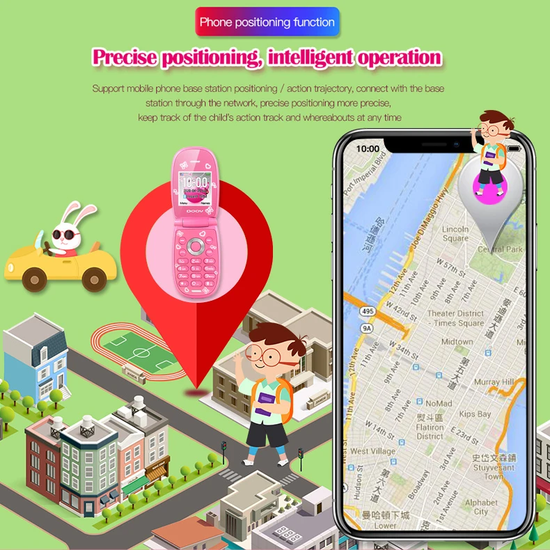 mini flip mobile phone cute girl unlocked celular voice king bluetooth unlocked kids mp3 children cheap featured cell phone free global shipping