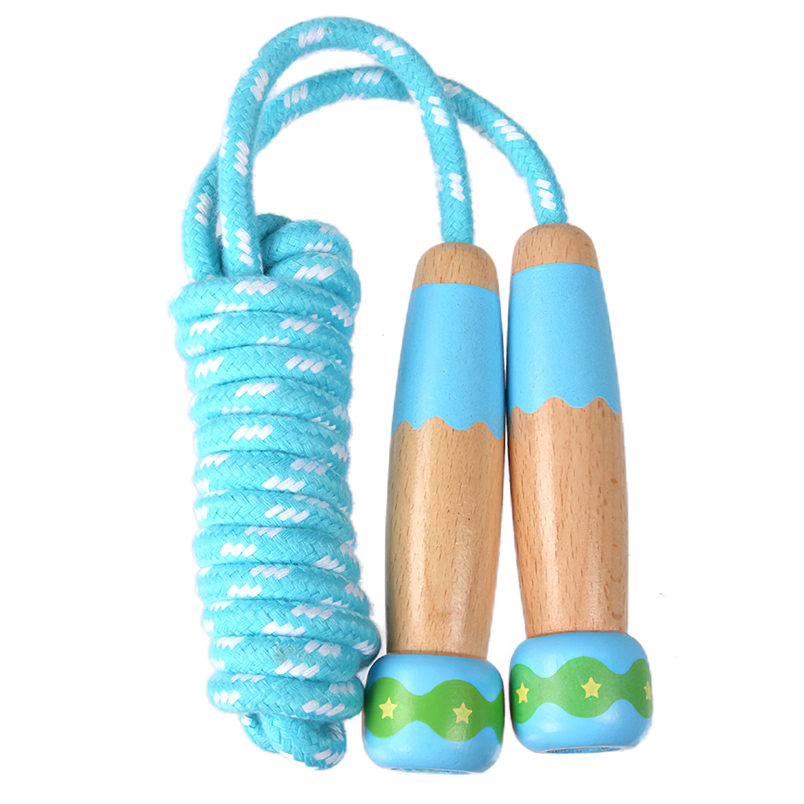 

Регулируемая Скакалка с деревянной ручкой для фитнеса и улицы