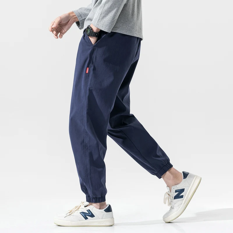 

Fashion Summer Loose Solid New Trend Harem Pants Korean Style Outdoor Sports Nine Pants