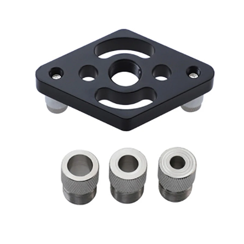 

Mini Dowel Jig 6 8 10mm Aluminum Alloy Drill Guide Self-Centering Vertical Hole Puncher Locator for Woodworking