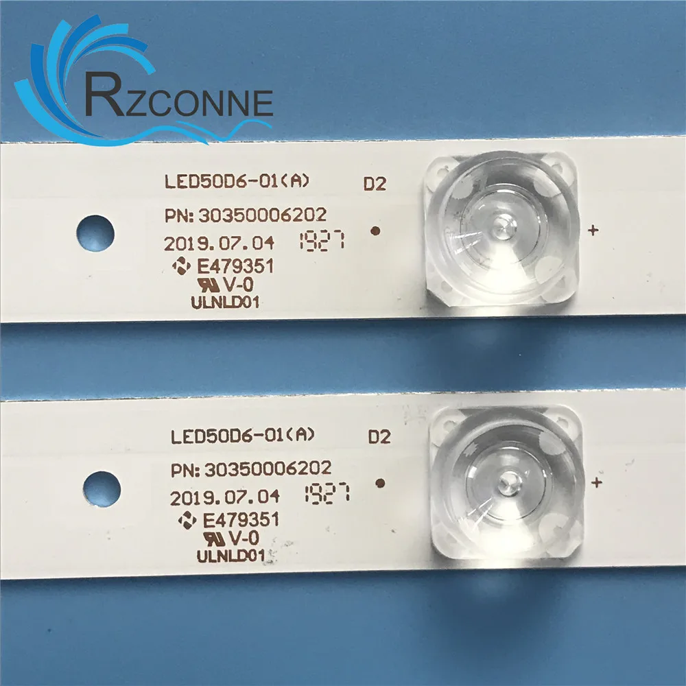 Светодиодная лента с подсветкой, 6 ламп для телевизоров Haier 50 дюймов 50A6M LE50A7100L светодиодный 50D6-01(A) LED 50D06-ZC14AG-01 ZC14 30350006202 V500HJ1-PE8