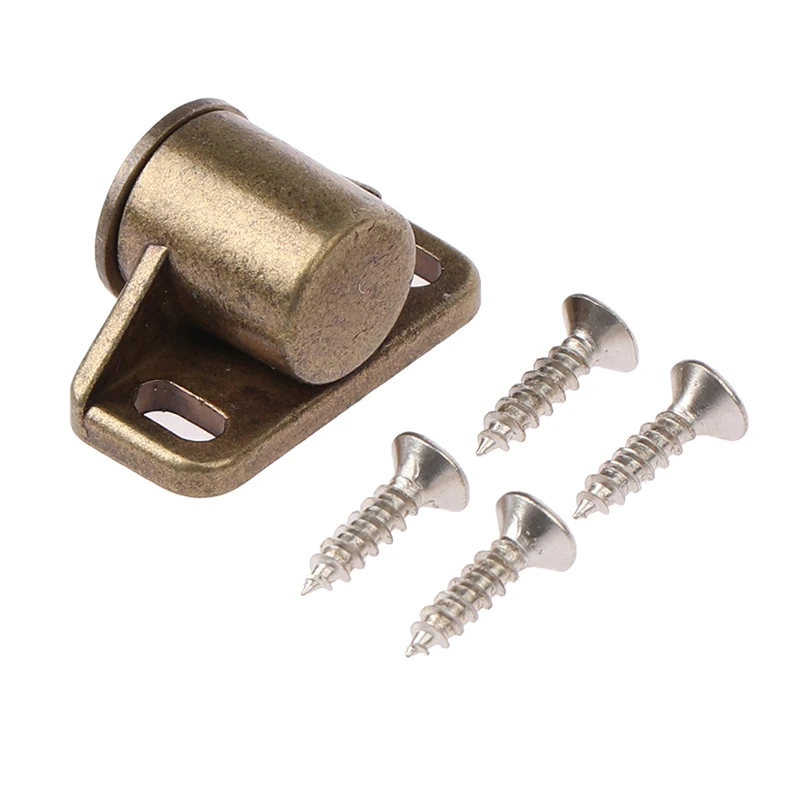 

Magnet Door Catch Strong Magnets Door Stop Damper Buffer Round Alloy Cabinet Catches for Wardrobe Hardware Furniture Fittings