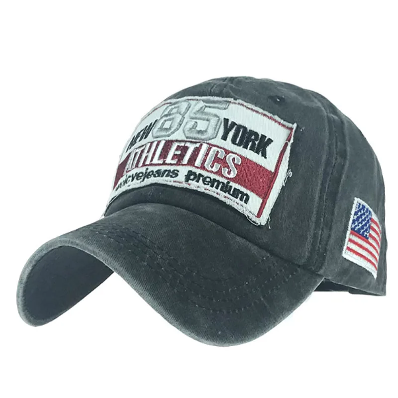 Бейсболка из промытого хлопка для мужчин и женщин кепка в стиле ретро