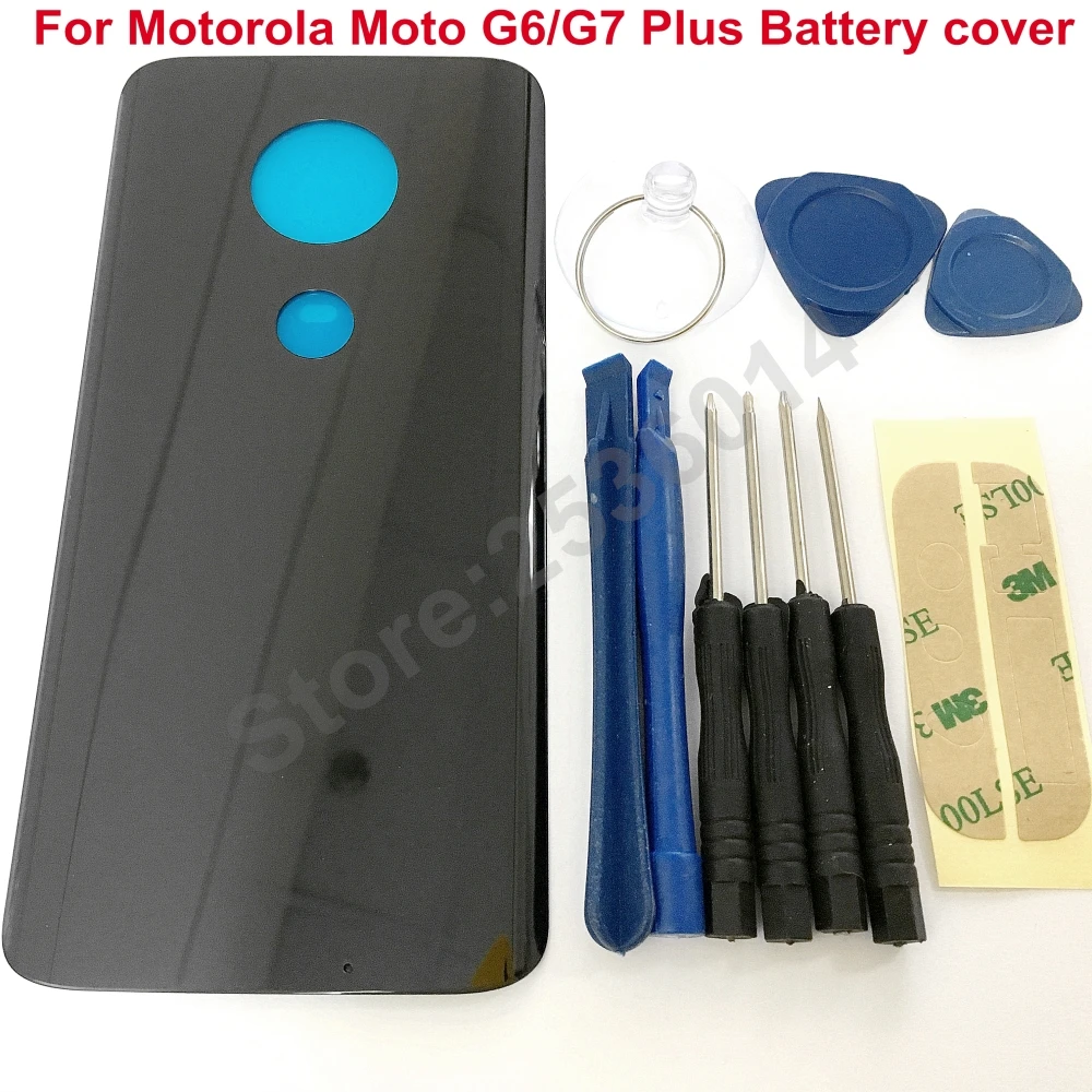 100% оригинальная новая задняя крышка батарейного отсека для Motorola Moto G6/G7 Plus XT1926 xt1920