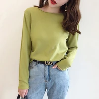 thin pullover sweater woman knitted loose sweater 2020 autumn tops casual female winter jumper white black ladies sweater femme