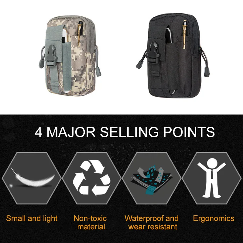 Военный тактический рюкзак камуфляжная сумка водонепроницаемый на плечо для