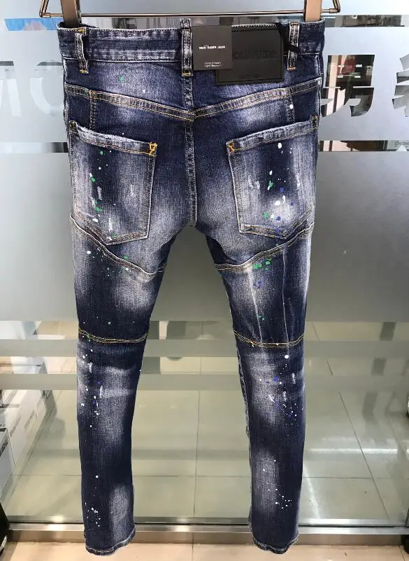 2021 NEW Authentic classic Dsquared2 NEW WOMEN/Men Jeans Ripped for  Jeans Pants biker Jeans Outwear Man Pants A232