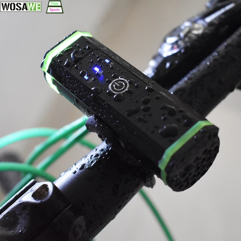 WOSAWE USB зарядка велосипед светильник яркий езда на велосипеде вспышка
