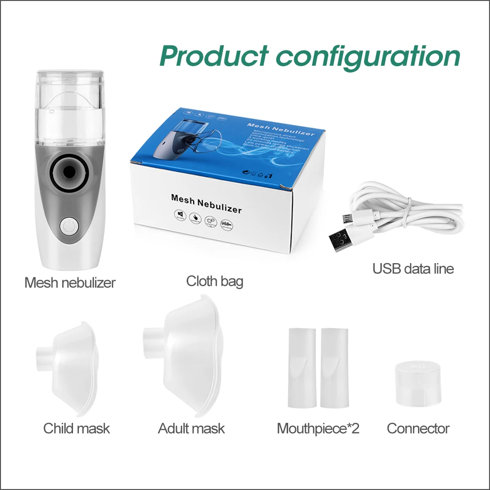 RZ здравоохранения сетка ингалятор ручной Портативный для детей и взрослых астмы