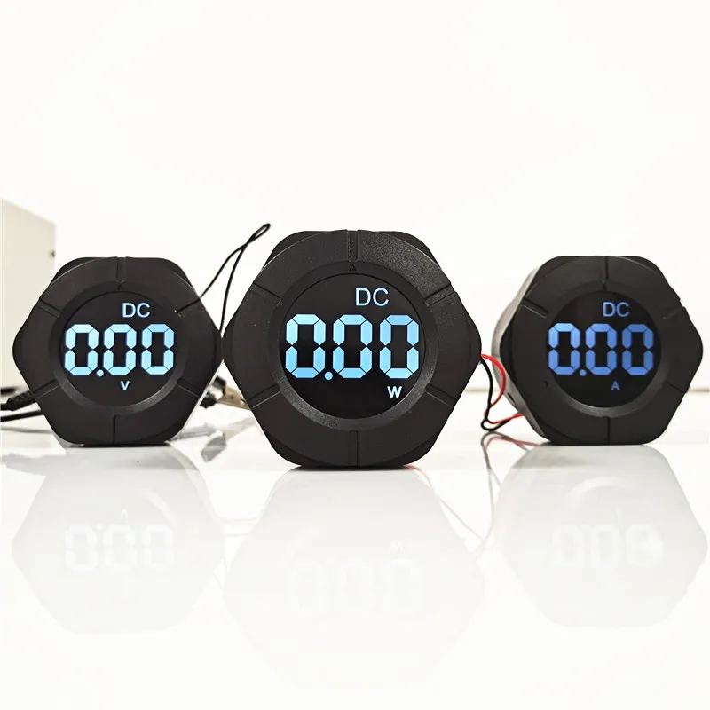 Peacefair Round LCD Digital Display Watt Meter Power Analyzer DC Voltage Reverse Protection 0-300V 3000W PZEM-019W 10A | Инструменты