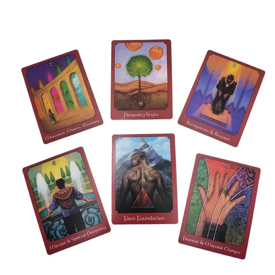 Psychic Tarot Card 65 Sheet Oracle Deck Mysterious Divination Gameplay Fate Table Game For Adult Children Board | Спорт и