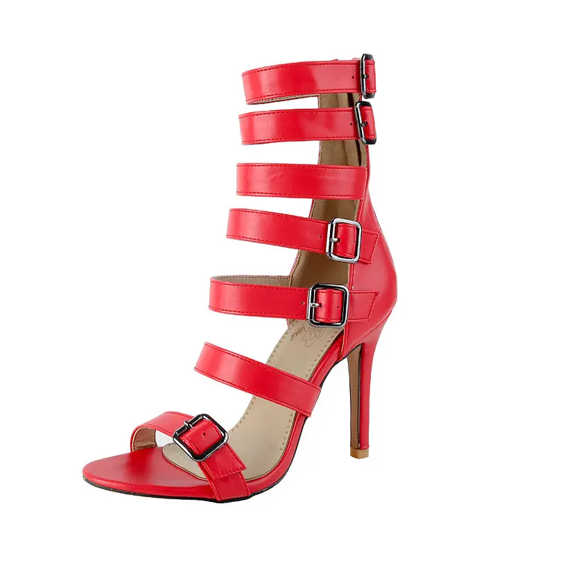 Пикантные женские сандалии ZawsThia с открытым носком на тонком высоком каблуке