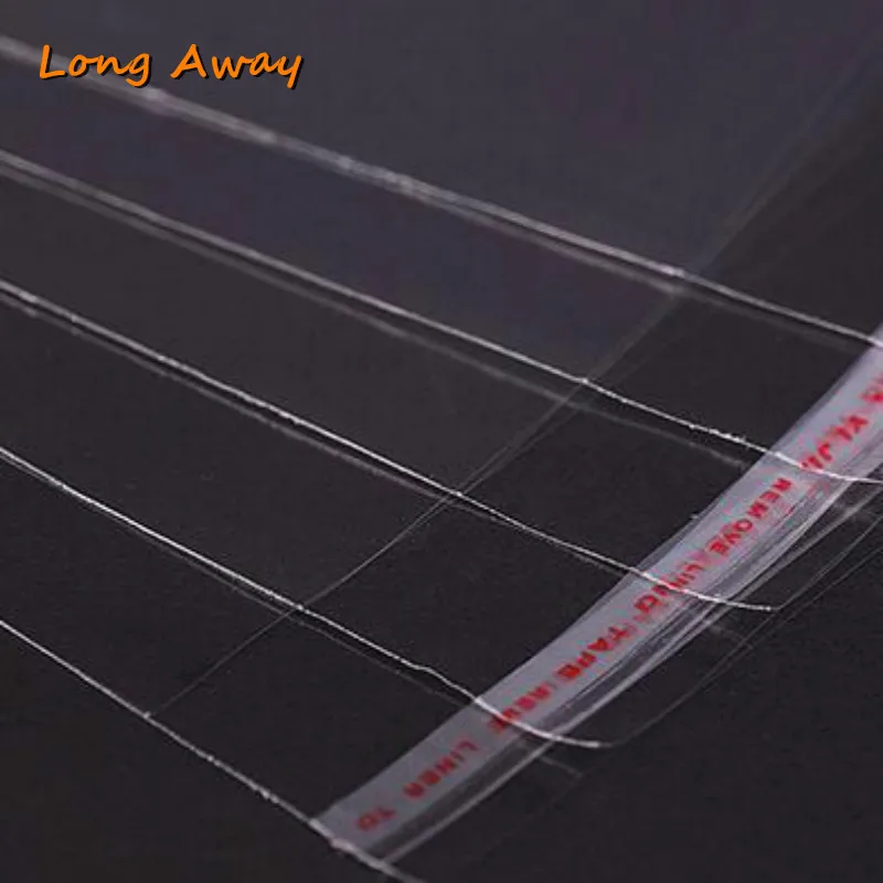 Прозрачный из целлофана с застежкой/БОПП/поли мешки 16*18 см прозрачный мешок Opp