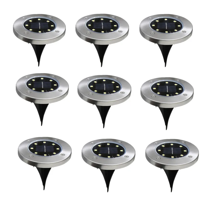 

8/16 Led Solar Led Light Outdoor Led Buried Garden Solar Lights Outdoor Waterproof Lawn Garden Decoration Outdoor Lamp Jardin
