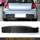 Задний диффузор из углеродного волокна, спойлер для губ для BMW 1 серии E87 M Sport Hatchback 2007-2010 120i 130i, задний диффузор, Черный FRP