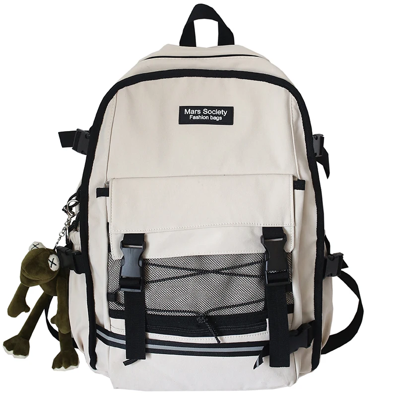 

Unisex Original School Backpacks Water-resistant Nylon 14'' Laptop With Parachute Clip Large Casual Lightweight Travel Daypack