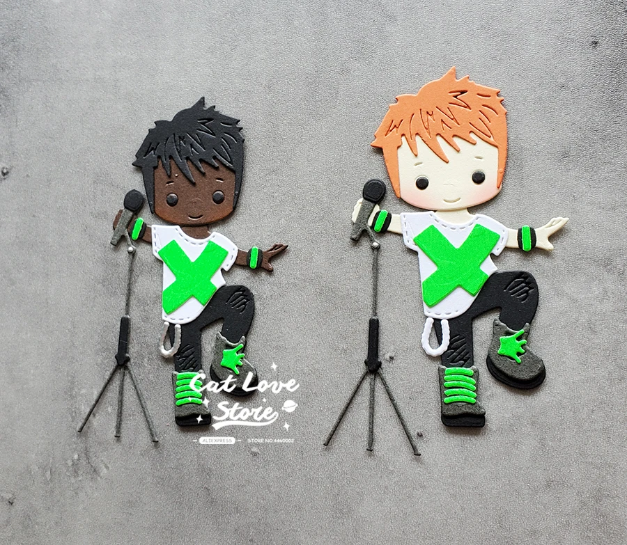 Металлические штампы Catlove для мальчиков рок певицы искусственный трафарет