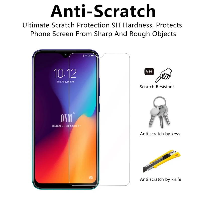 2 шт. закаленное стекло для Lenovo K10 Plus Защитное экрана 2.5D 9 H защитная