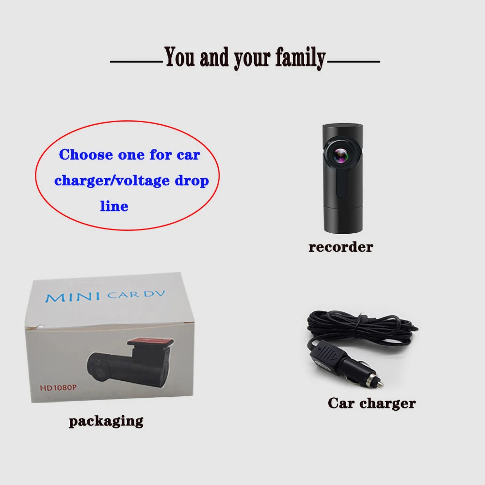DVR/Dash камера видеорегистратор Мини WIFI Автомобильный цифровой регистратор DashCam