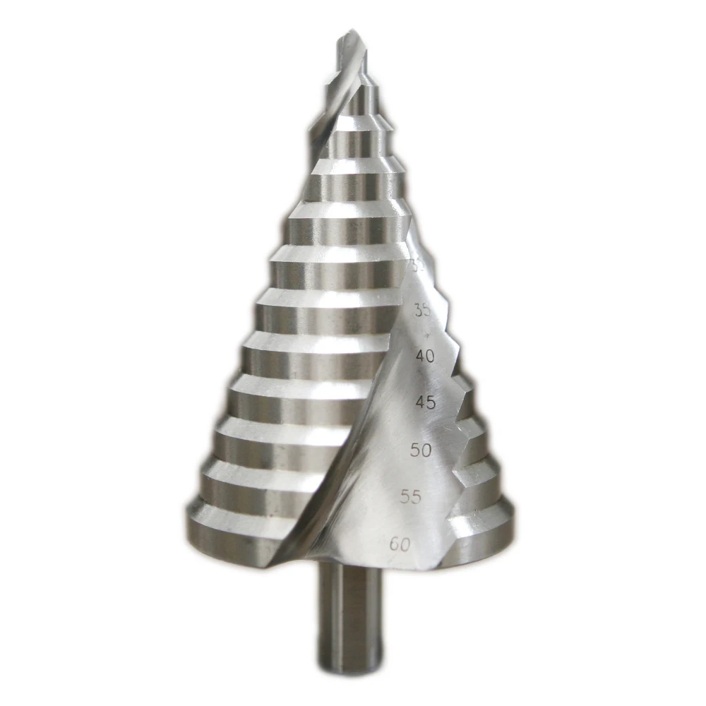 Спиральное ступенчатое сверло с канавкой 6-60 мм расширитель для сверления