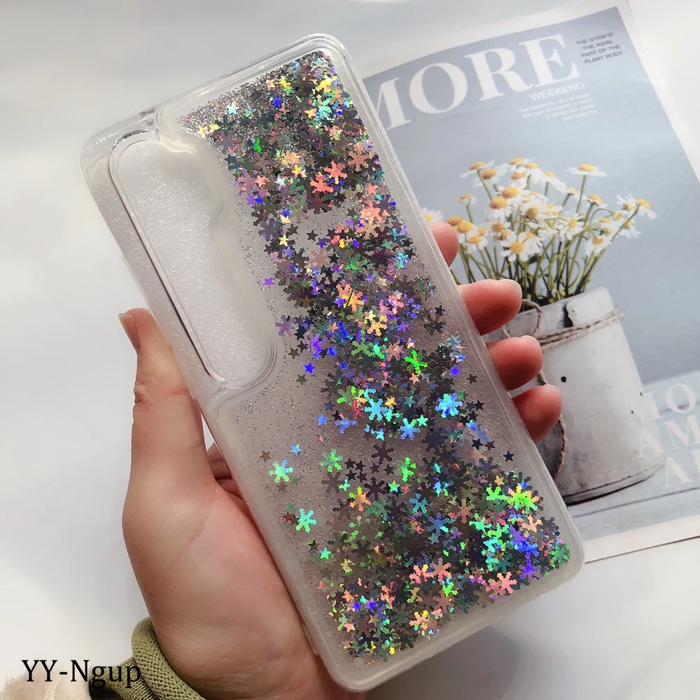 Серебристый Красный mi Note 8T блестящий чехол для Xiaomi mi Note 10 CC9 Pro Чехол жидкий мягкий чехол для Xiao mi Red mi 8 8A Note 8 чехол для телефона женский - Цвет: Серебристый